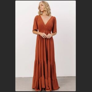 Baltic Born Delilah Maxi Dress | Terracotta